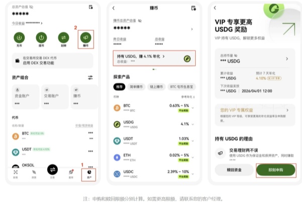 欧易OKX上线USDG持币生息,最高4.1%APY2.jpg 欧易OKX上线USDG持币生息,最高4.1%APY2.jpg