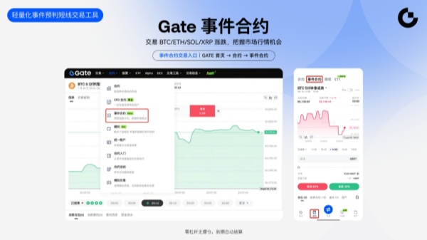 Gate事件合约产品更新：全新上线 SOL、XRP交易标的，开放多档短周期交易.jpg